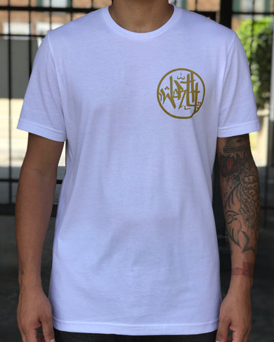 Know Your Worth Shirt White/Gold