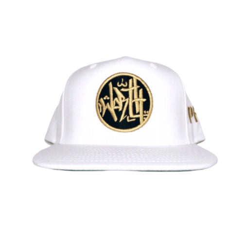 Know Your Worth Snapback White/Gold